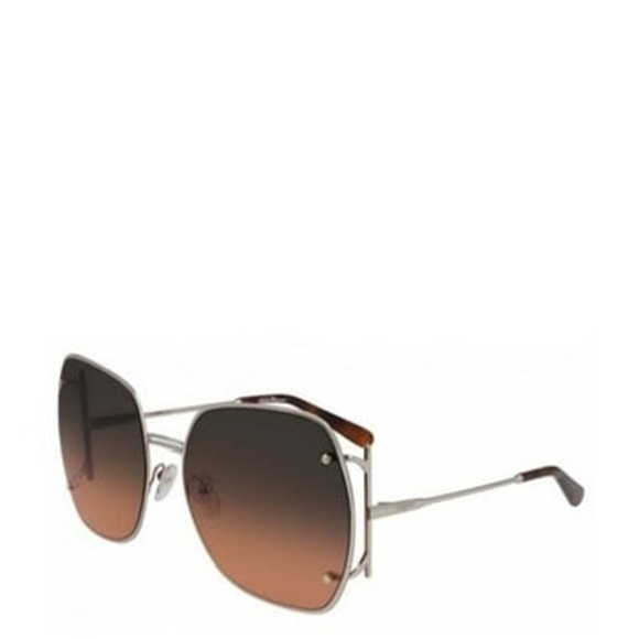 Salvatore Ferragamo Women\'s Brown
Butterfly Sunglasses w/ Case